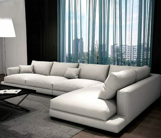 Beech wood corner with linen or velvet fabric - KYN-073