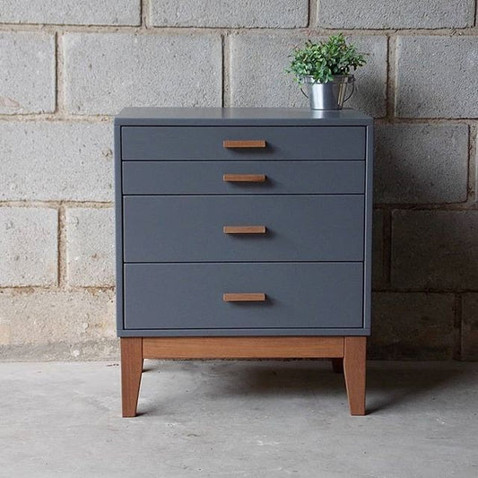 Side Drawer Unit Counter Wood with Doco Paint + Oyster – Model CHW-047