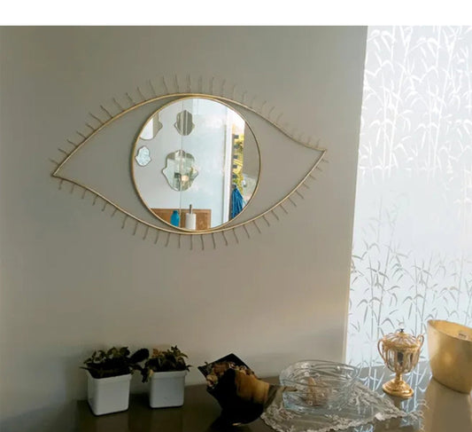Steel decorative mirror - SRS-074