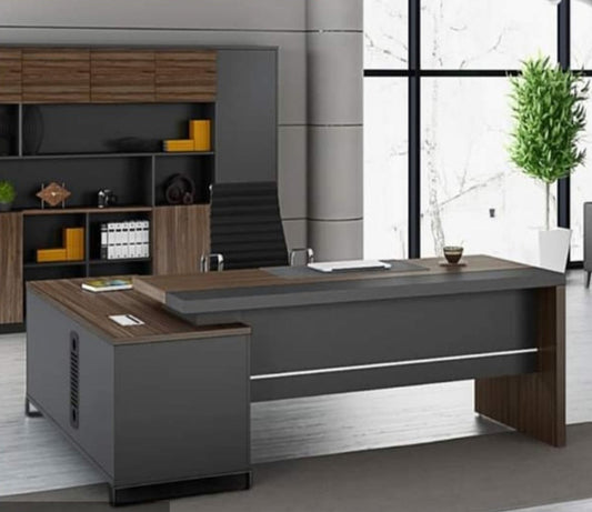 High-Quality MDF Wood Manager's Desk - HFS-073