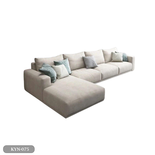 Beech wood corner with linen or velvet fabric - KYN-075