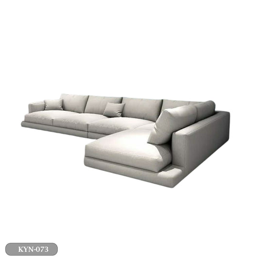 Beech wood corner with linen or velvet fabric - KYN-073