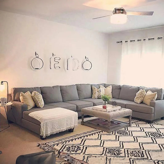 U shaped beech wood corner - 400*240 cm - ELG-064