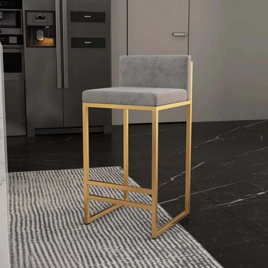 Metal bar stool with hot paint - OMM-012