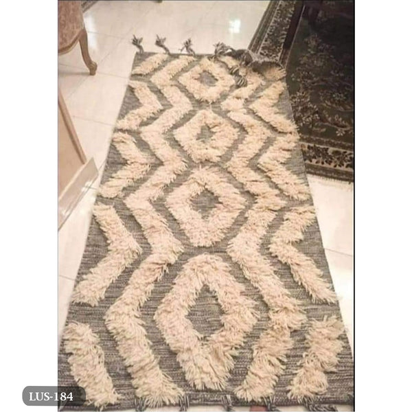 Handmade pure wool rug - 80x150cm - LUS-184