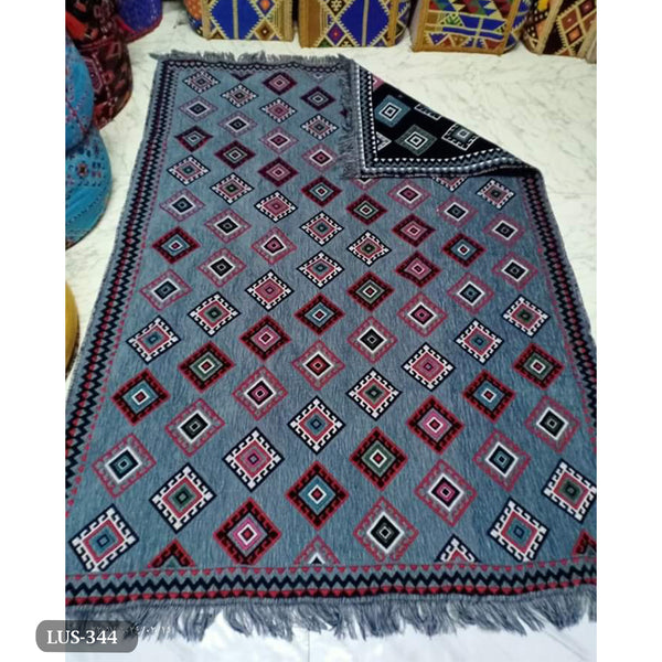 Handmade double face rug - 200x140cm - LUS-344