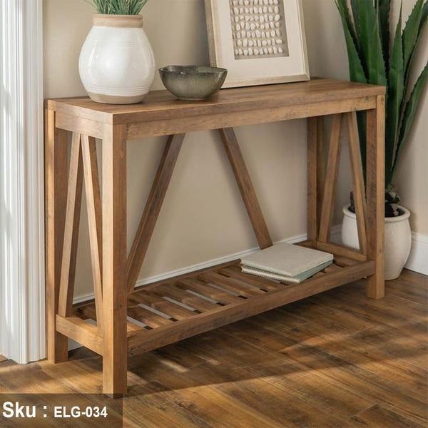 Natural wood console - 120X 90 - ELG-034