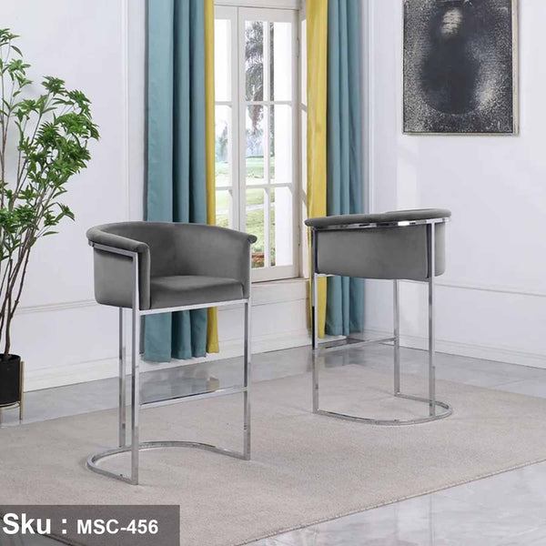 Stainless Steel Bar Chair - MSC-456