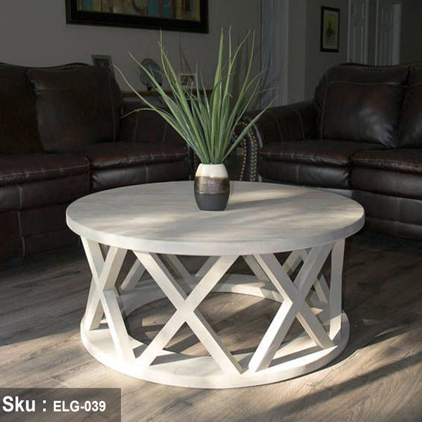 Natural wood coffee table - 75 * 45 - ELG-039