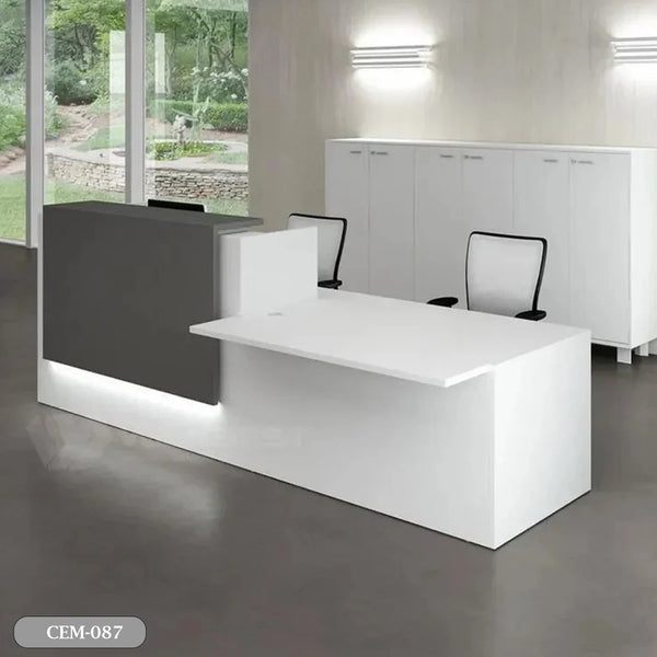 Reception desk - Reception Counter - Spanish MDF wood - CEM-087