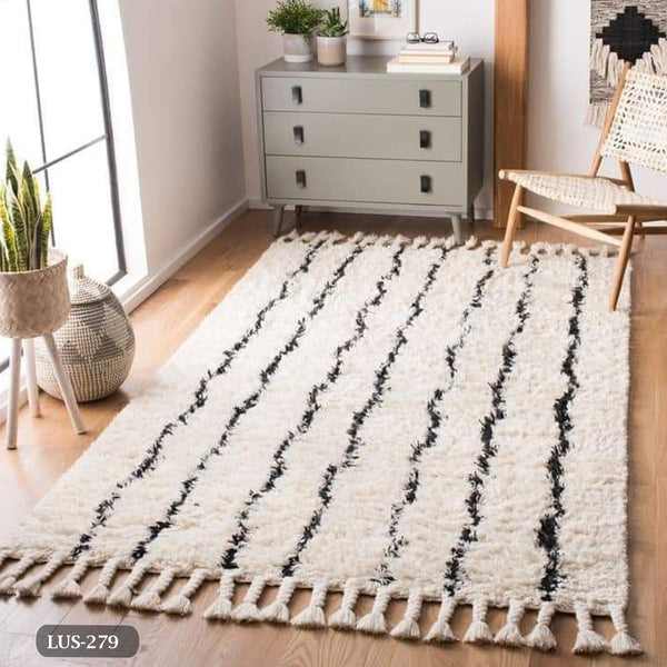 Handmade pure wool rug - 200x150cm - LUS-279