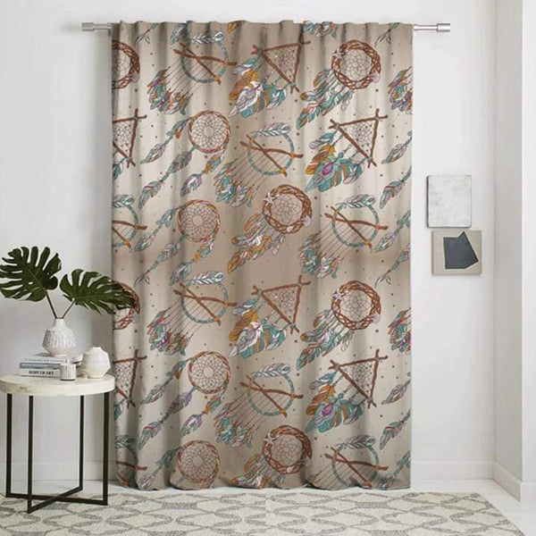 Velvet fabric children's curtain with linen - PRV-159