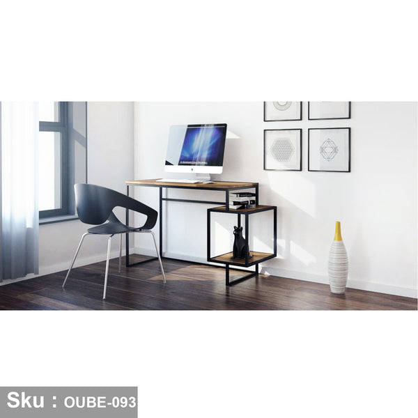 MDF and steel office desk - OUBE-093