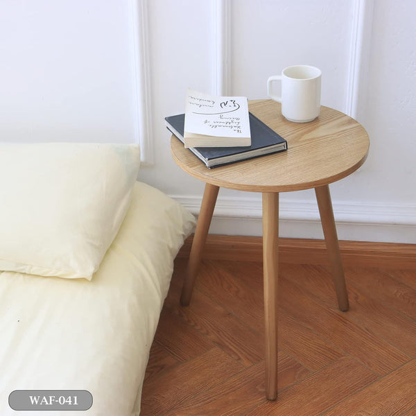 Side table made of MDF and beech wood - WAF-041