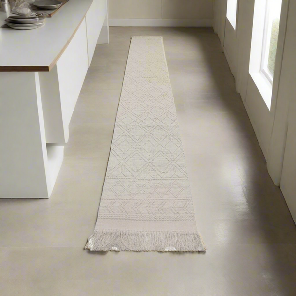 Handmade pure wool rug - 400x100cm - LUS-303