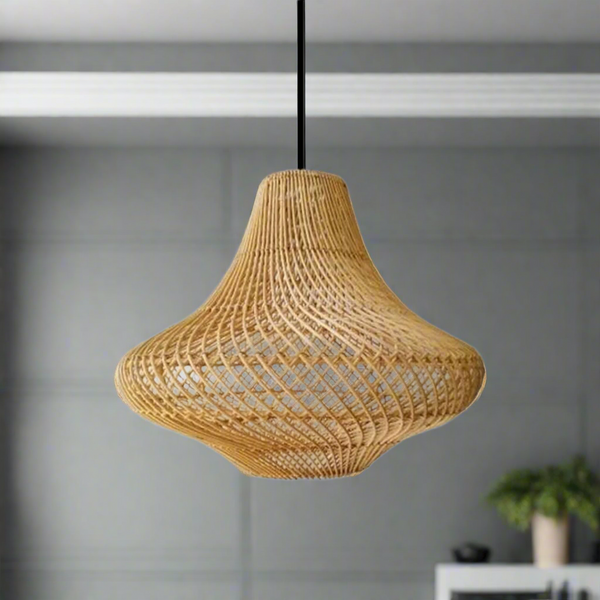 Bamboo Wood Chandelier - HOB-010 - 55cmx50m