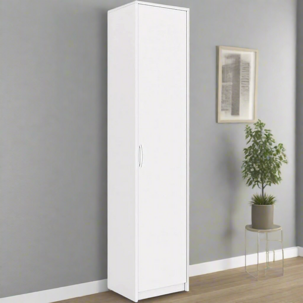 White MDF storage unit - 180x40x35 cm - OSM-540