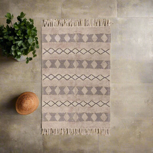 Handmade pure wool rug - 200x150cm - LUS-282