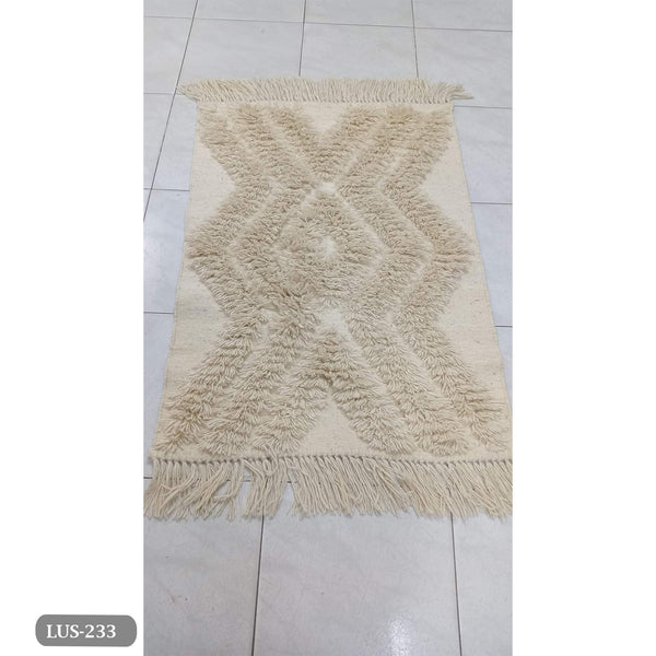 Handmade pure wool rug - 70x100cm - LUS-233