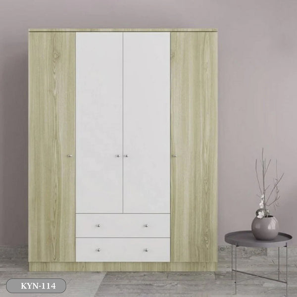 MDF wood wardrobe with HPL layer - KYN-114