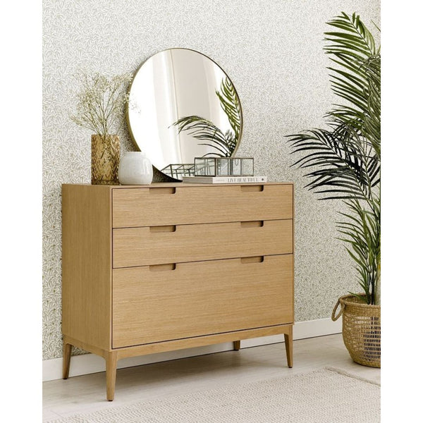 Side Drawer Unit CHW-007 – Counter Wood × Musky Legs with Doco Paint + Oyster