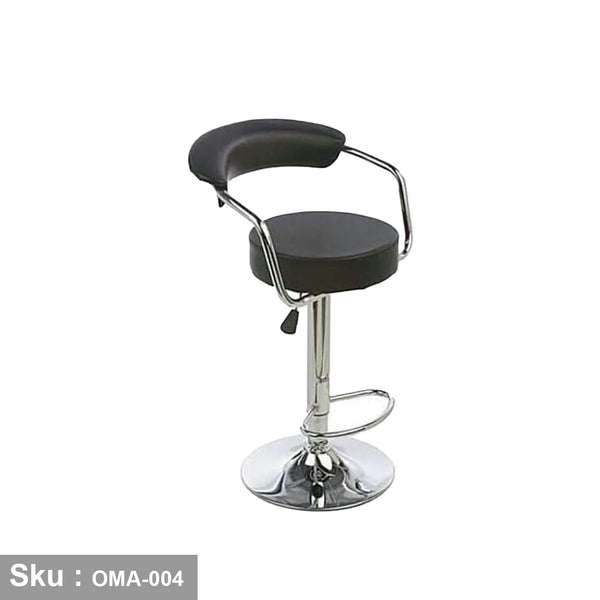 Hydraulic Leather Bar Stool - OMA-004