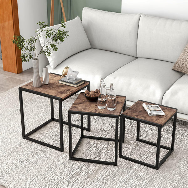 High quality metal side tables set - OMM-023