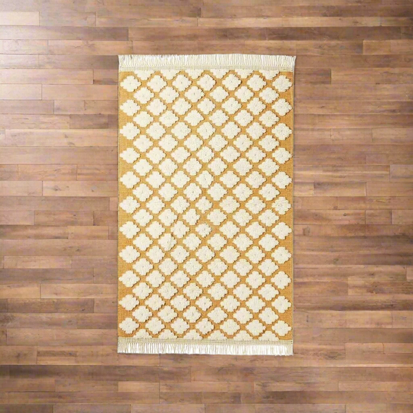 Handmade pure wool rug - 200x150cm - LUS-274