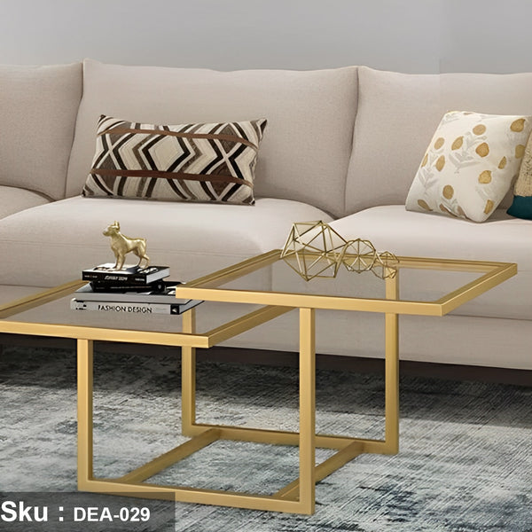 Siro coffee table, metal steel, thermal electrostatic paint