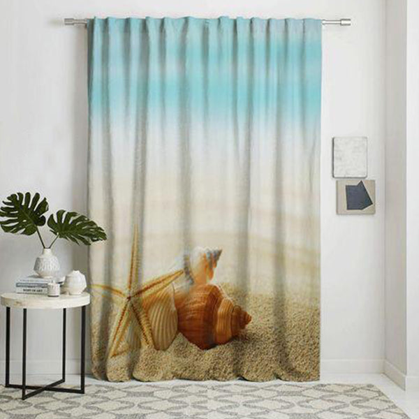 Children's curtain made of velvet fabric with linen - PRV-147