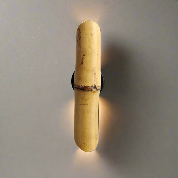 Bamboo wall lamp for interior decoration - ELF-091