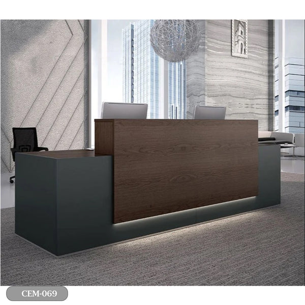 Reception desk - Reception Counter - Spanish MDF wood - CEM-069