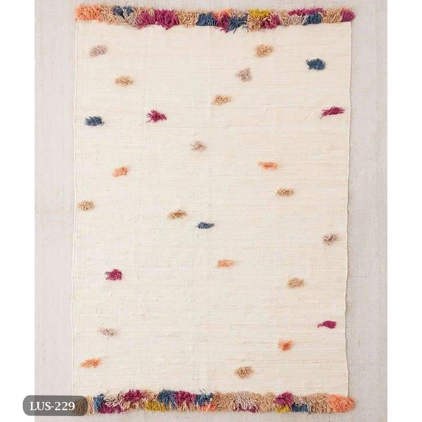 Handmade pure wool rug - 200x150cm - LUS-229