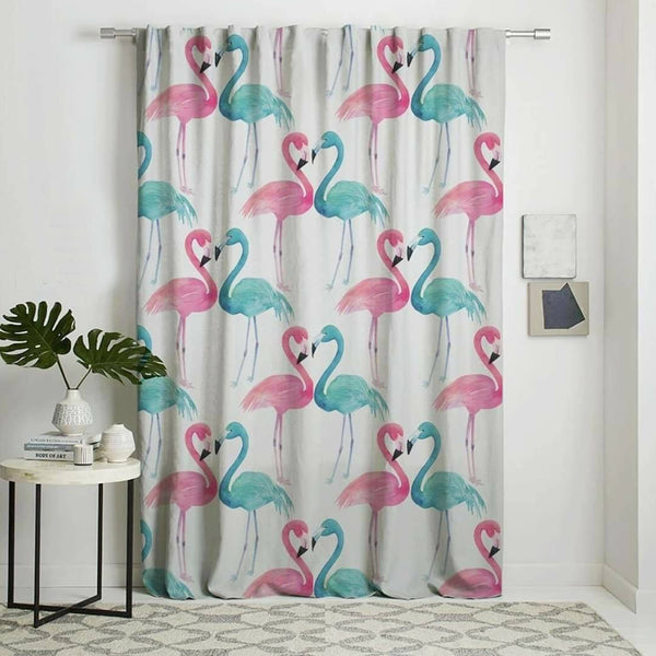 Velvet fabric children's curtain with linen - PRV-145