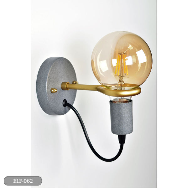 Metal wall lamp for interior decoration - ELF-062