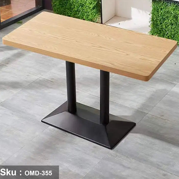 Natural wood dining table - OMD-355