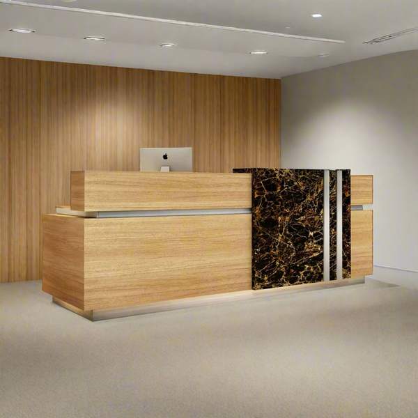 Reception desk - Reception Counter - Spanish MDF wood - CEM-105