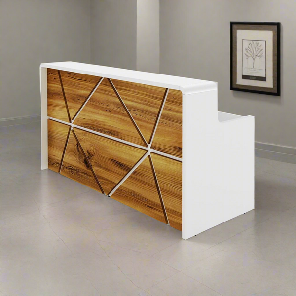 Reception desk - Reception Counter - Spanish MDF wood - CEM-088