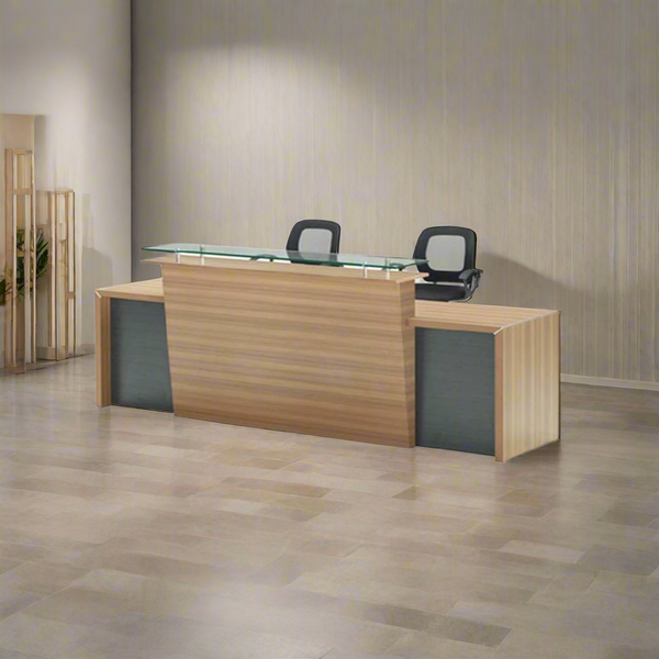 Reception desk - Reception Counter - Spanish MDF wood - CEM-095