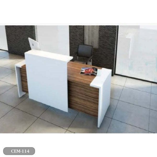 Reception desk - Reception Counter - Spanish MDF wood - CEM-114