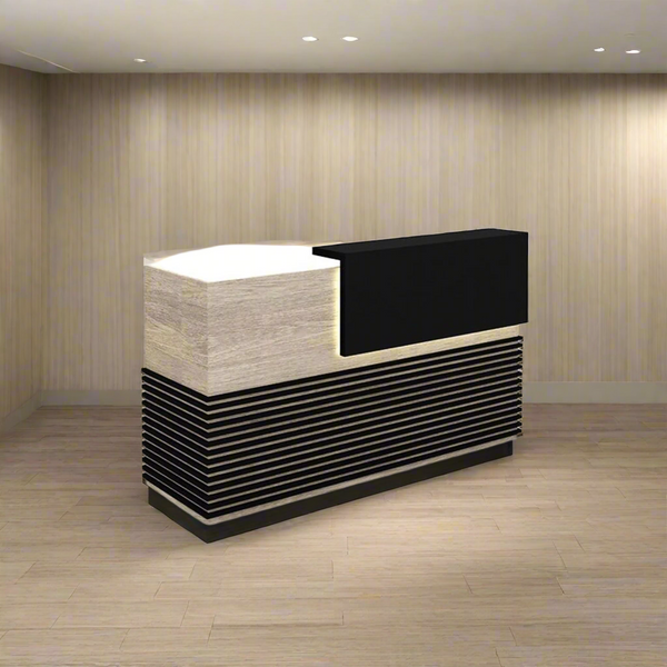 Reception desk - Reception Counter - Spanish MDF wood - CEM-079