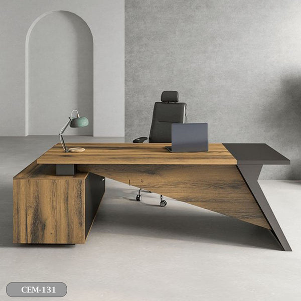 High quality Spanish MDF wood manager desk - CEM-131