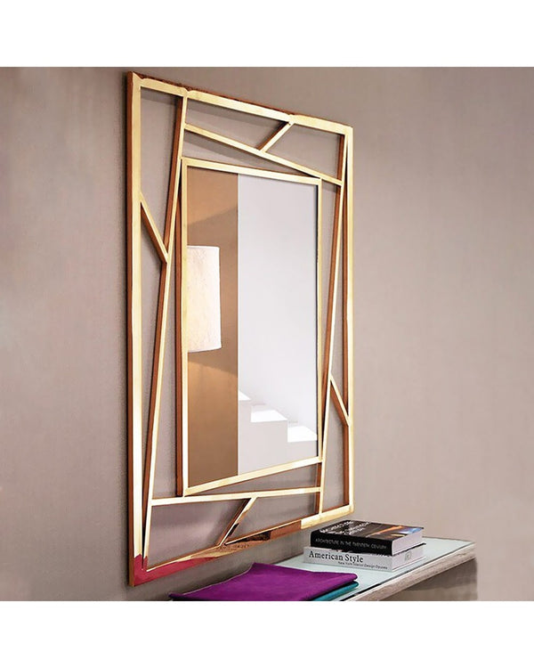 Steel coated mirror – high-quality reflective glass surface – elegant modern design – model ZSL-005