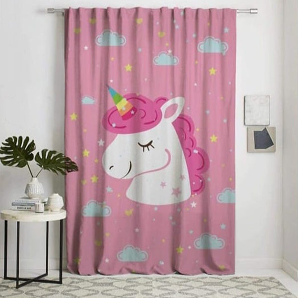 Children's curtain, velvet fabric with linen - PRV-126