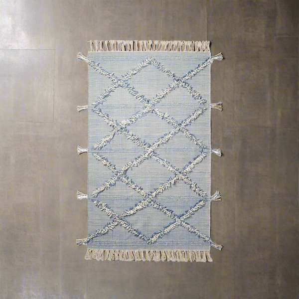Handmade pure wool rug - 200x150cm - LUS-276