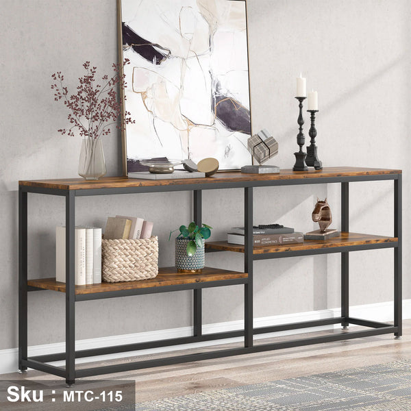 Electrostatic painted metal console - MTC-115