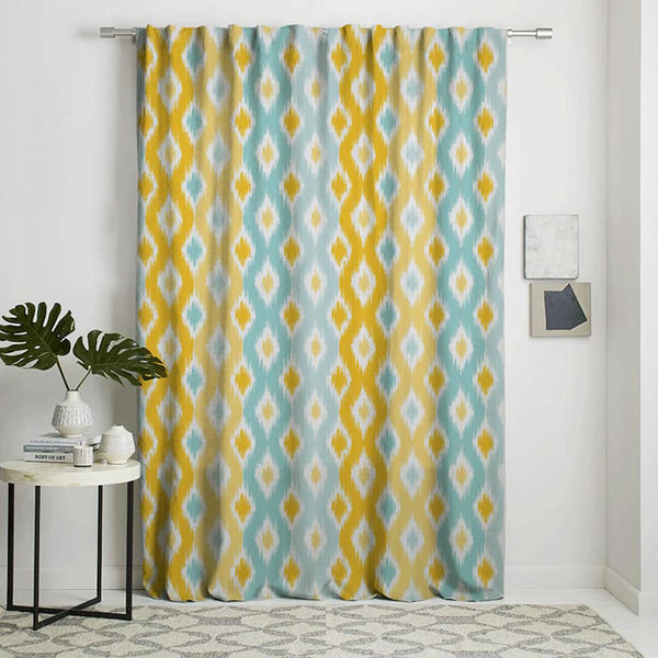 Velvet fabric children's curtain with linen - PRV-152