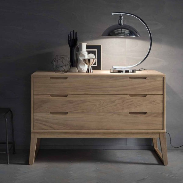 Side Drawer Unit CHW-023 – Counter Wood × Musky Legs with Doco Paint + Oyster