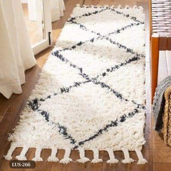 Handmade pure wool rug - 80x150cm - LUS-266