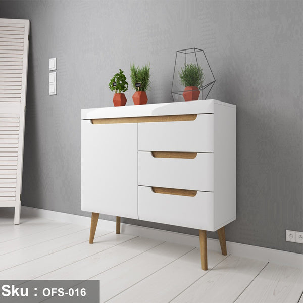 Treated Spanish MDF wood cabinet - OFS-016